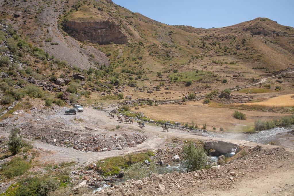 Crossing the Pindar River