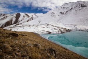 Winter Snow at Kol Tor Lake